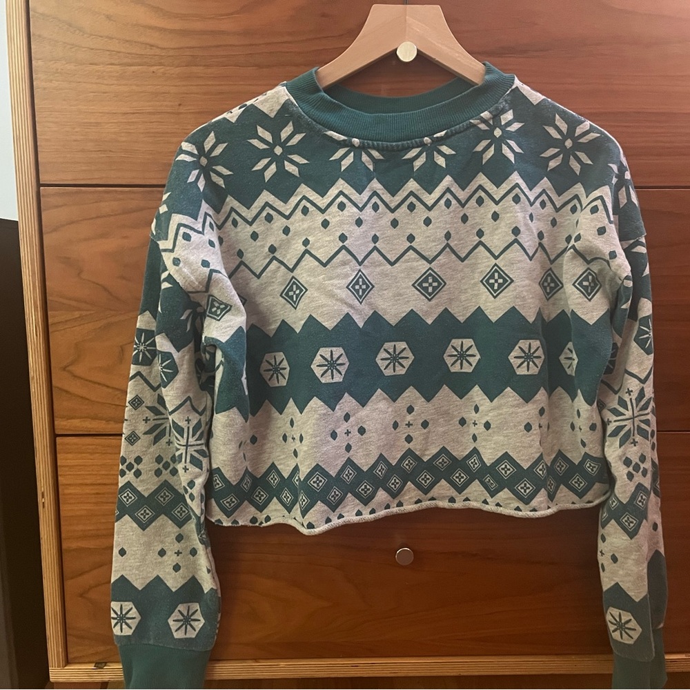 Christmas Cropped hoodie